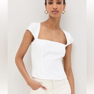Reformation Cora Linen Top